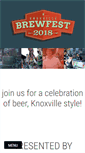 Mobile Screenshot of knoxvillebrewfest.com